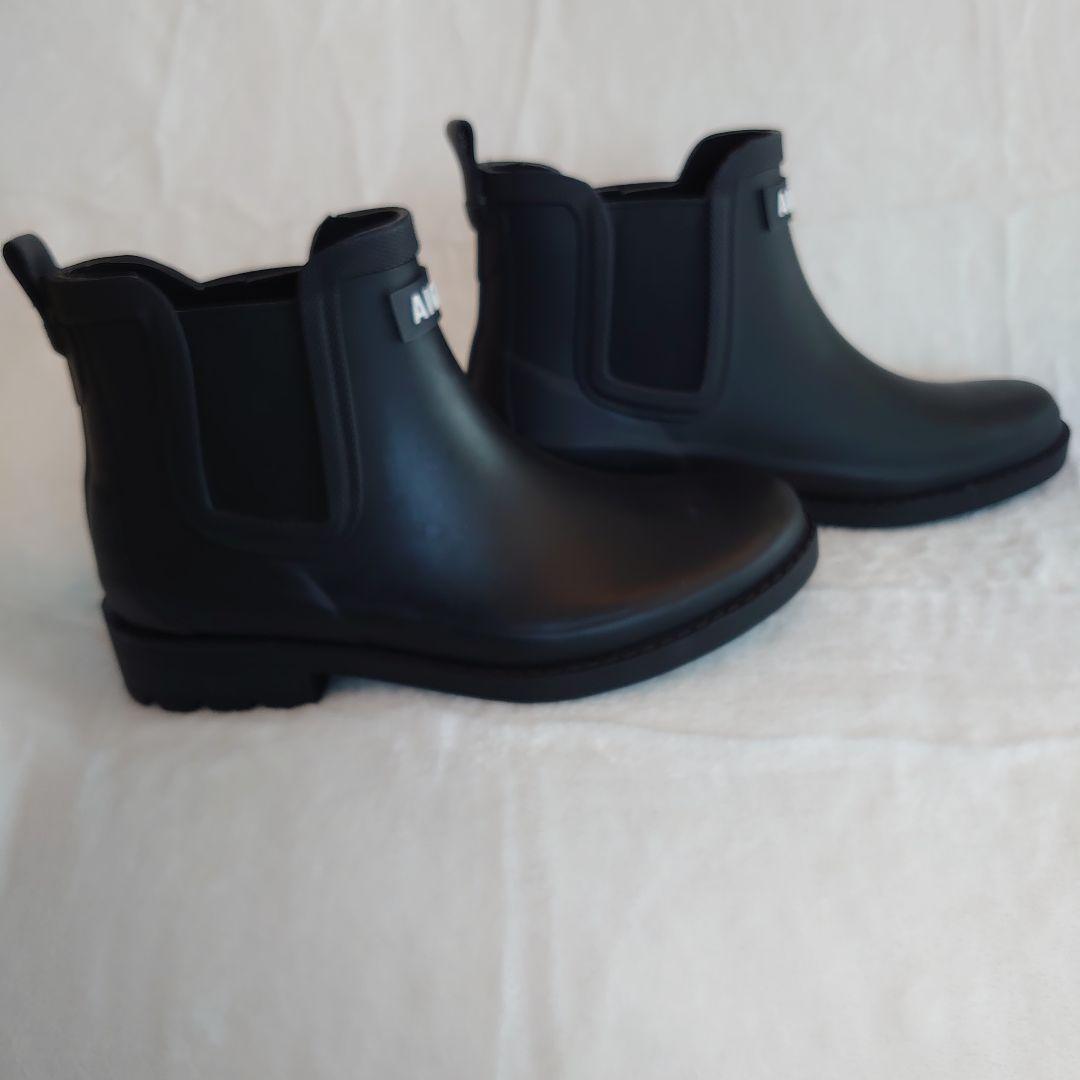 AIGLE　エーグル　黒　36　23cm レインブーツ　サイドゴアブーツ