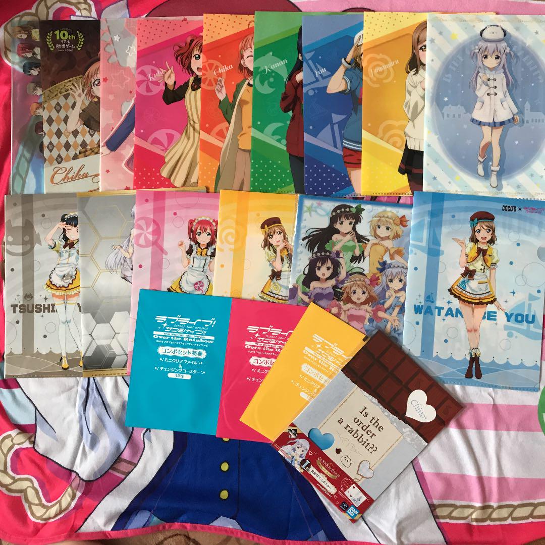 正規品! アニメクリアファイルまとめ売り16点セット - クリアファイル 日本最大級の通販サイト まとめ クリアファイル アニメ クリアファイル