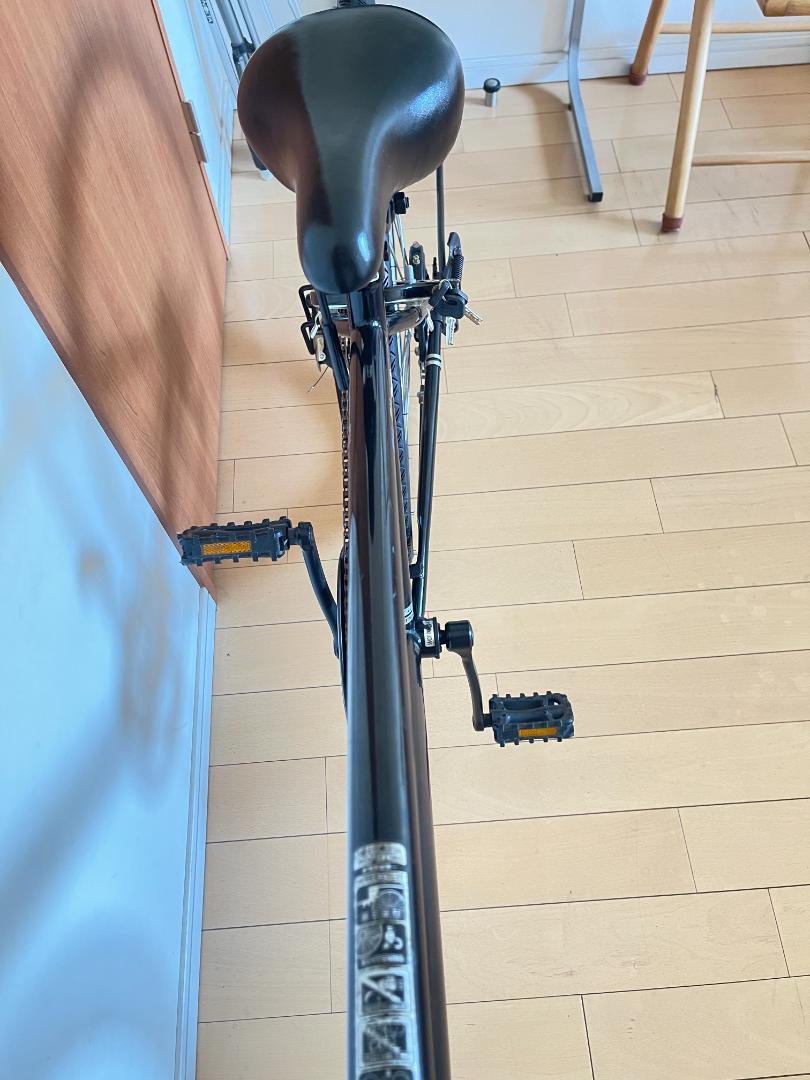 クロスバイクFITFIT 27インチ シマノ外装６段変速 black　引取専用