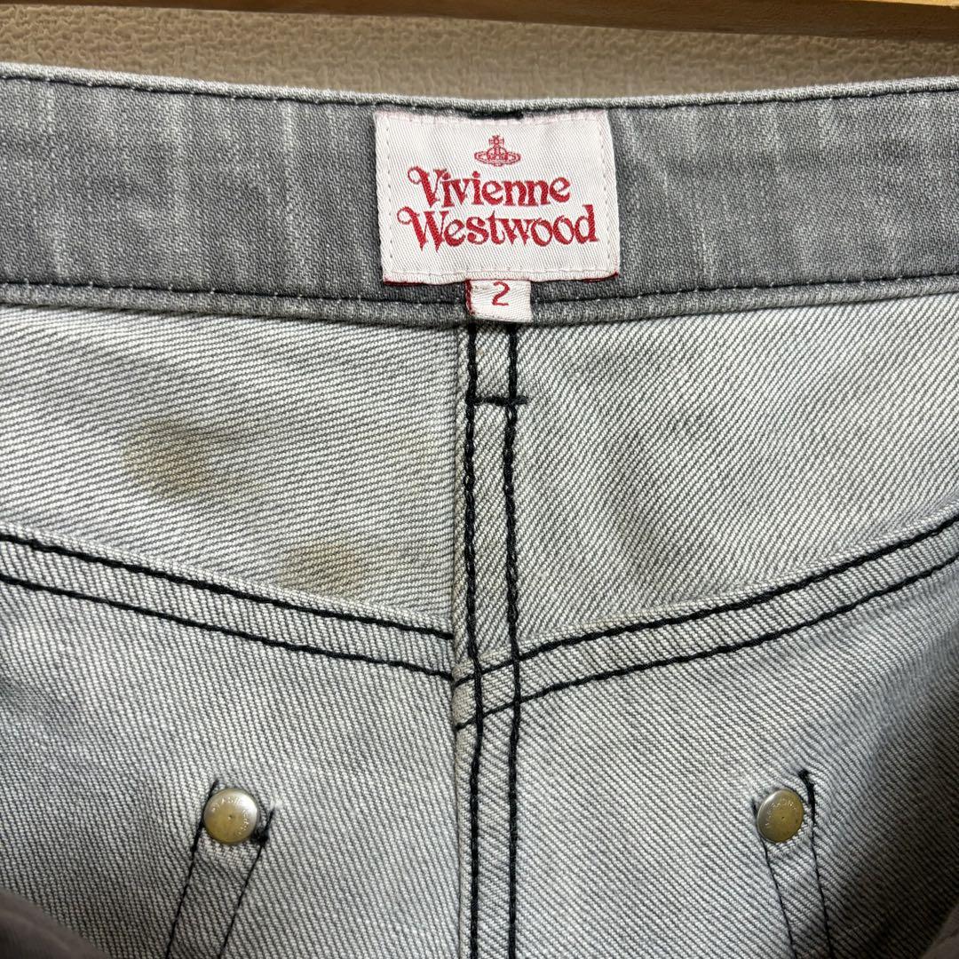 Vivienne Westwood デニム ショートパンツ ORB オーブ刺繍