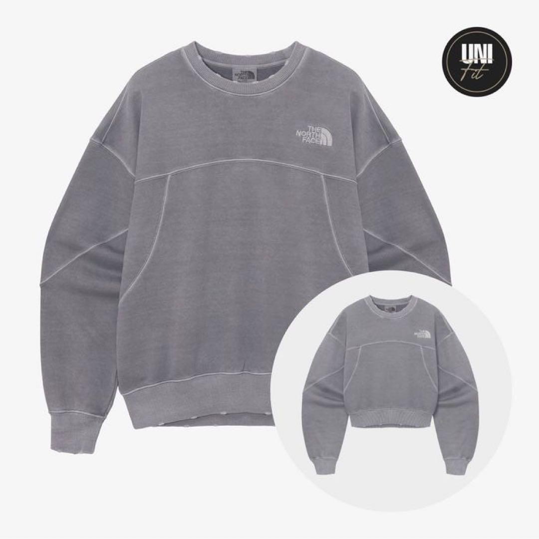 THE NORTH FACE ホワイトレーベル グレー クルーネックスウェット