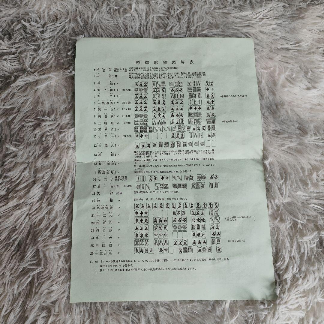 貴重】高級麻雀牌（黒牌・オールブラック）キングバード昭和