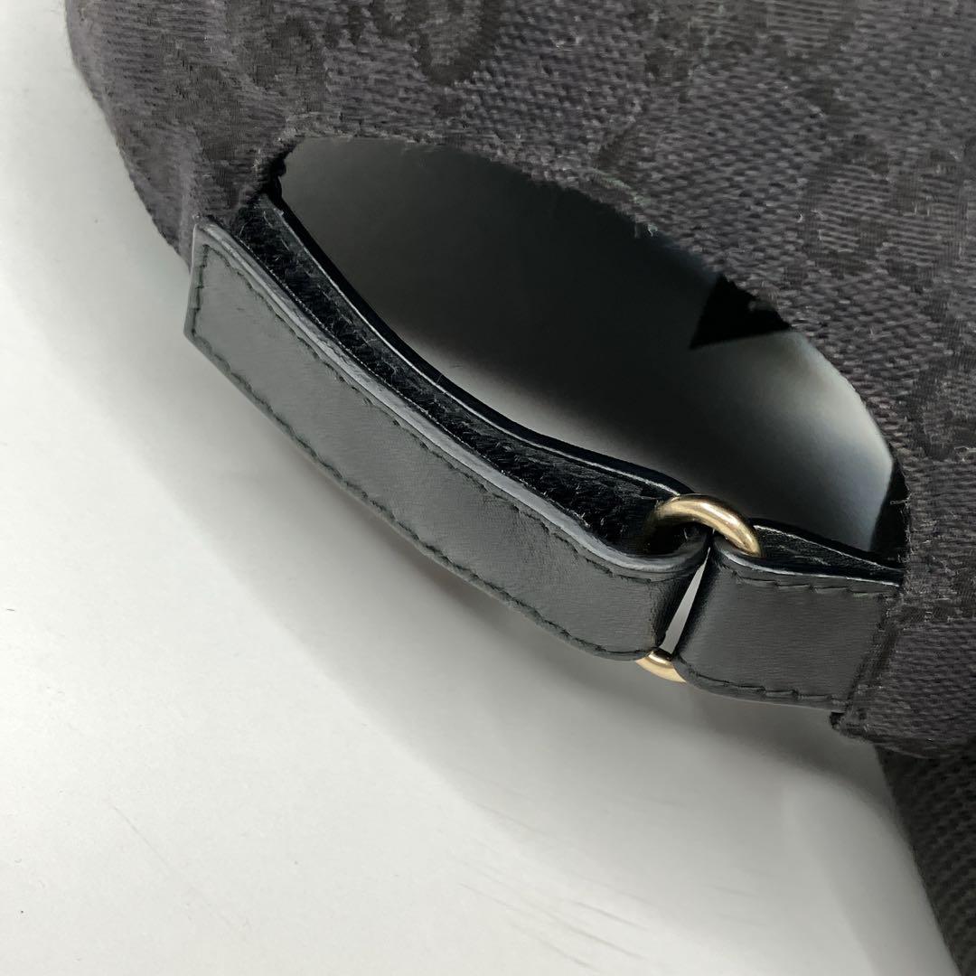 【美品】 GUCCI GGキャンバス シェリーライン キャップ 60サイズ