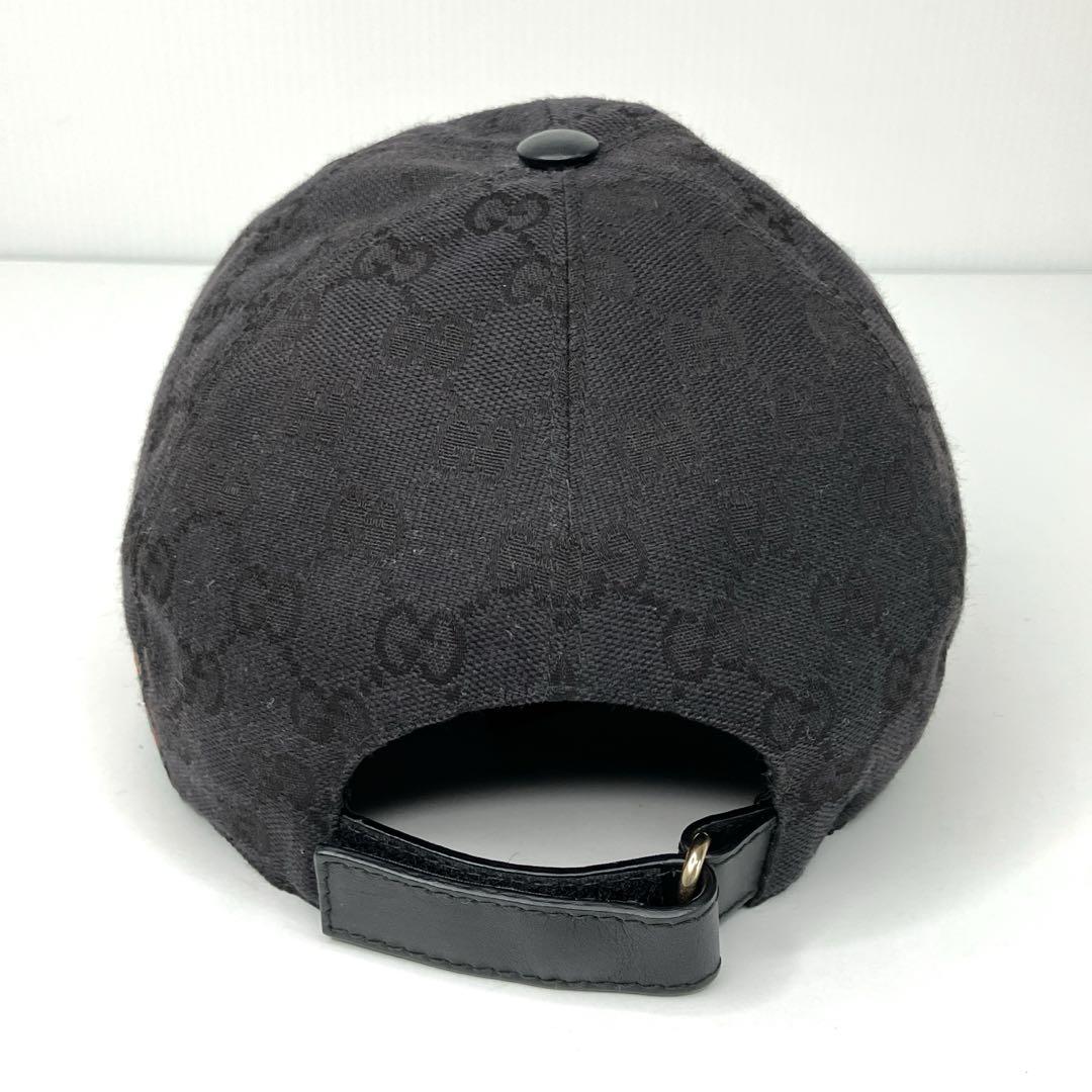 【美品】 GUCCI GGキャンバス シェリーライン キャップ 60サイズ