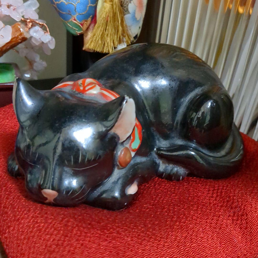 み*さ様 古伊万里　黒猫　招き猫