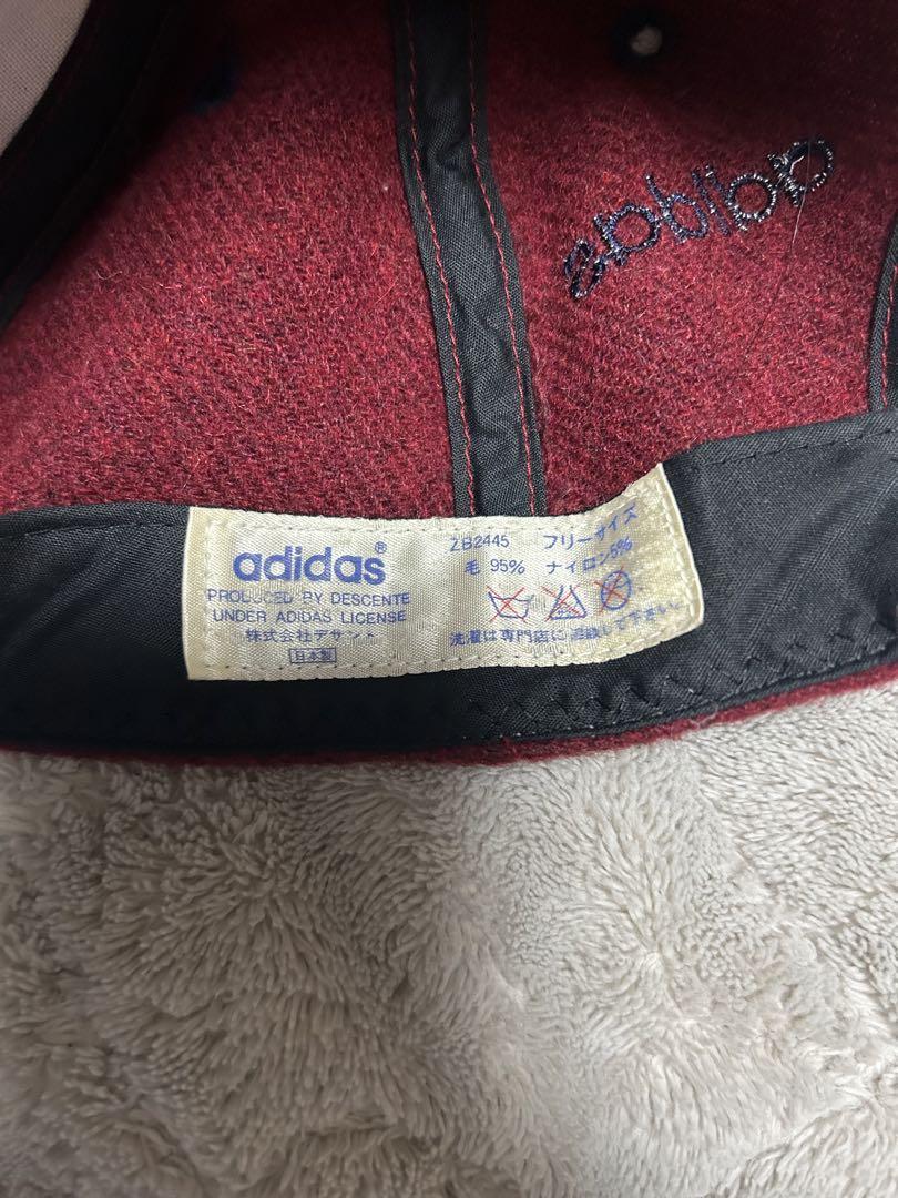 adidas アディダス　キャップ　デサント製　80s 90s