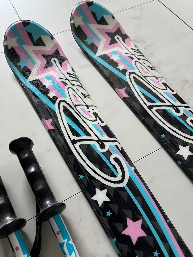 スキー板120 ブーツ22 ストック付き ジュニア PURECONCIOUS - メルカリ