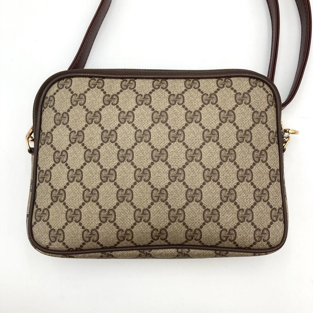 GUCCI ボストンバック gg スプリーム インターロッキング ショルダー 良品 グッチ ショルダーバッグ GGスプリーム インターロッキング