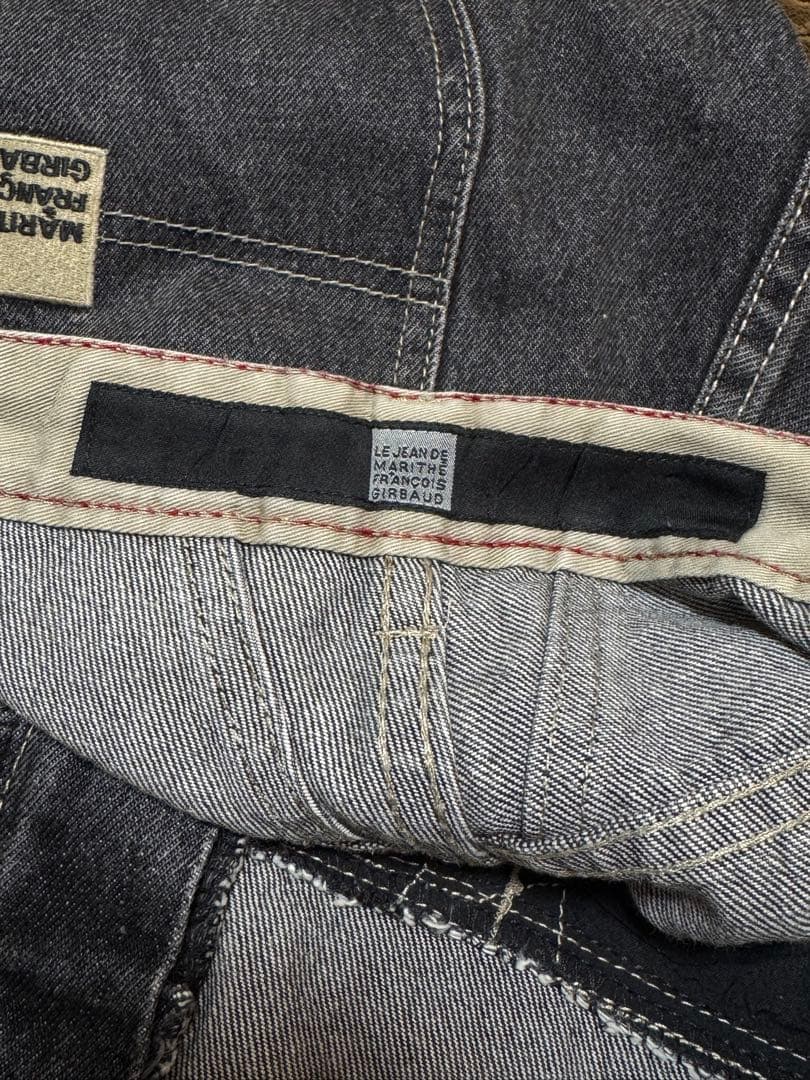 MARITHE FRANCOIS GIRBAUD ショートパンツ ブラック 38 MARITHE FRANCOIS GIRBAUD ショートパンツ ブラック 38