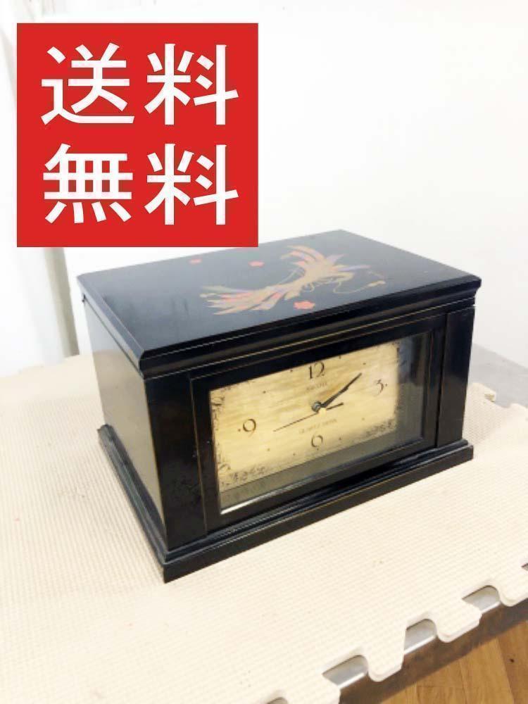 ★美品 中古★オルゴール付き 置き時計 ジュエリーボックス【置時計】J962
