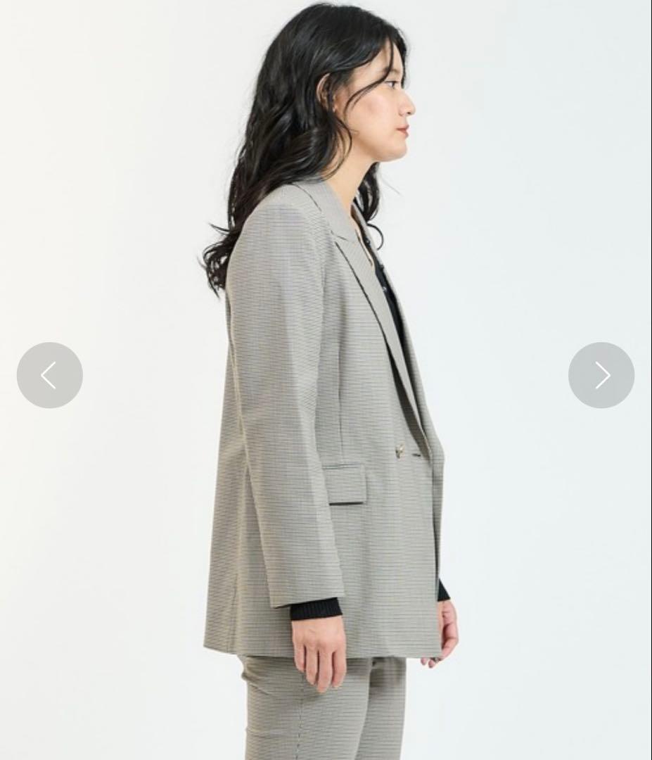 美品 Col Pierrot コルピエロ テーラードジャケット 千鳥 チェック柄