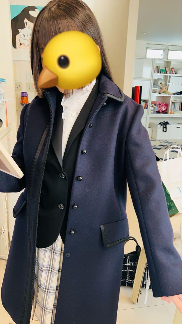 リボン付き ブラックブレザー
