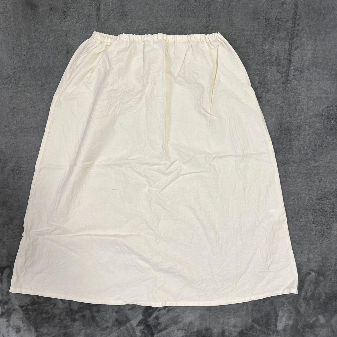 美品 yuni 白レース スカート