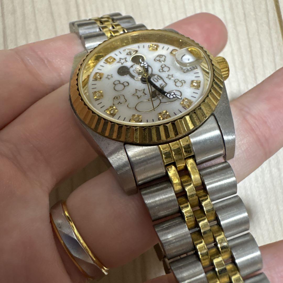 ⭐️ミッキーマウス 85周年限定腕時計⭐️ オルゴール 替えベゼル