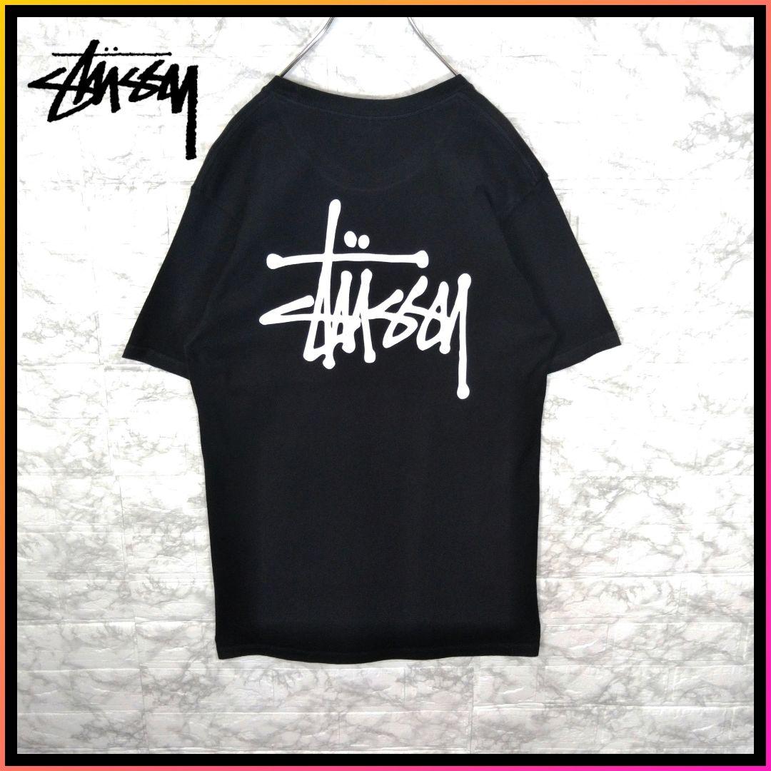Stüssy 黒 Tシャツ ロゴデザイン メキシコ製 Stussy ロゴ Tシャツ M 黒 黄色 - メルカリ