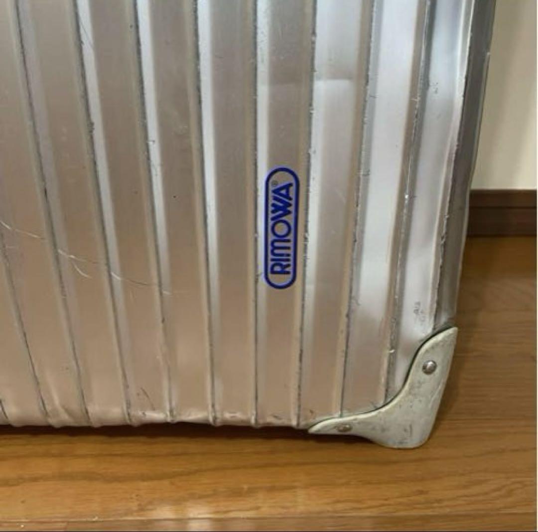 リモワ rimowa トパーズ シルバーインテグラル 82L 2輪 アルミ青