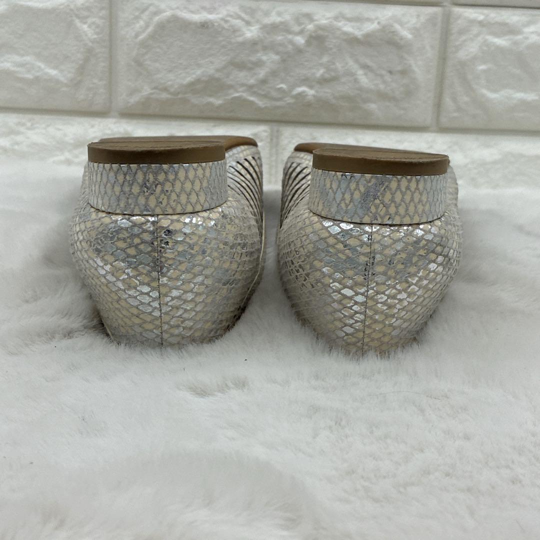 ❤️美品❤️ダイアナ ポインテッドトゥ フラットパンプス メッシュ 23.5
