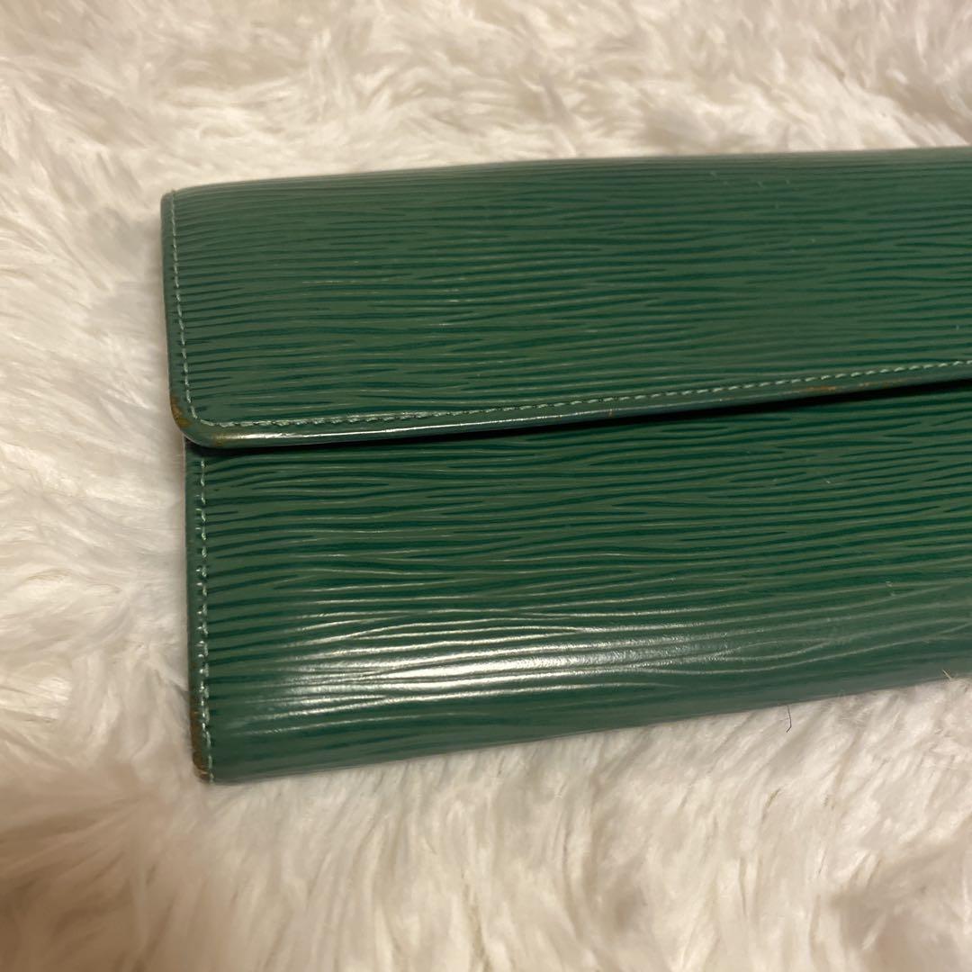ルイヴィトン　Louis Vuitton 長財布 エピ　グリーン緑
