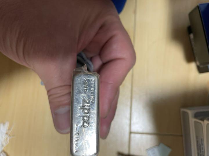 【らくらくメ】 SALE‼️‼️‼️zippo スターリングシルバー キッシング加工‼️1996年製‼️ 3uYPZ-m27928586692 ください