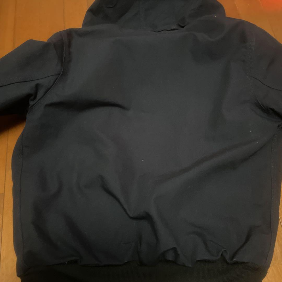 Carhartt ネイビ− コットンダックアクティブジャケット