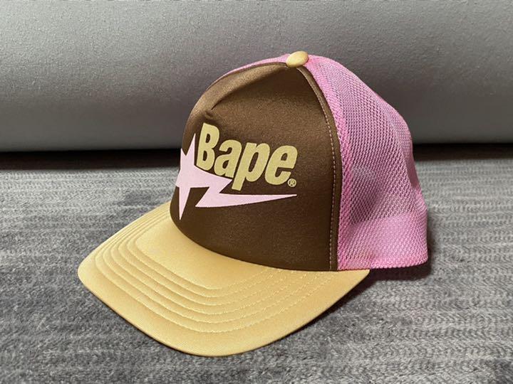 A BATHING APE アベイシングエイプ BAPE メッシュ キャップ 【99%OFF!】 A BATHING APE アベイシングエイプ BAPE メッシュ キャップ 【99%OFF!】
