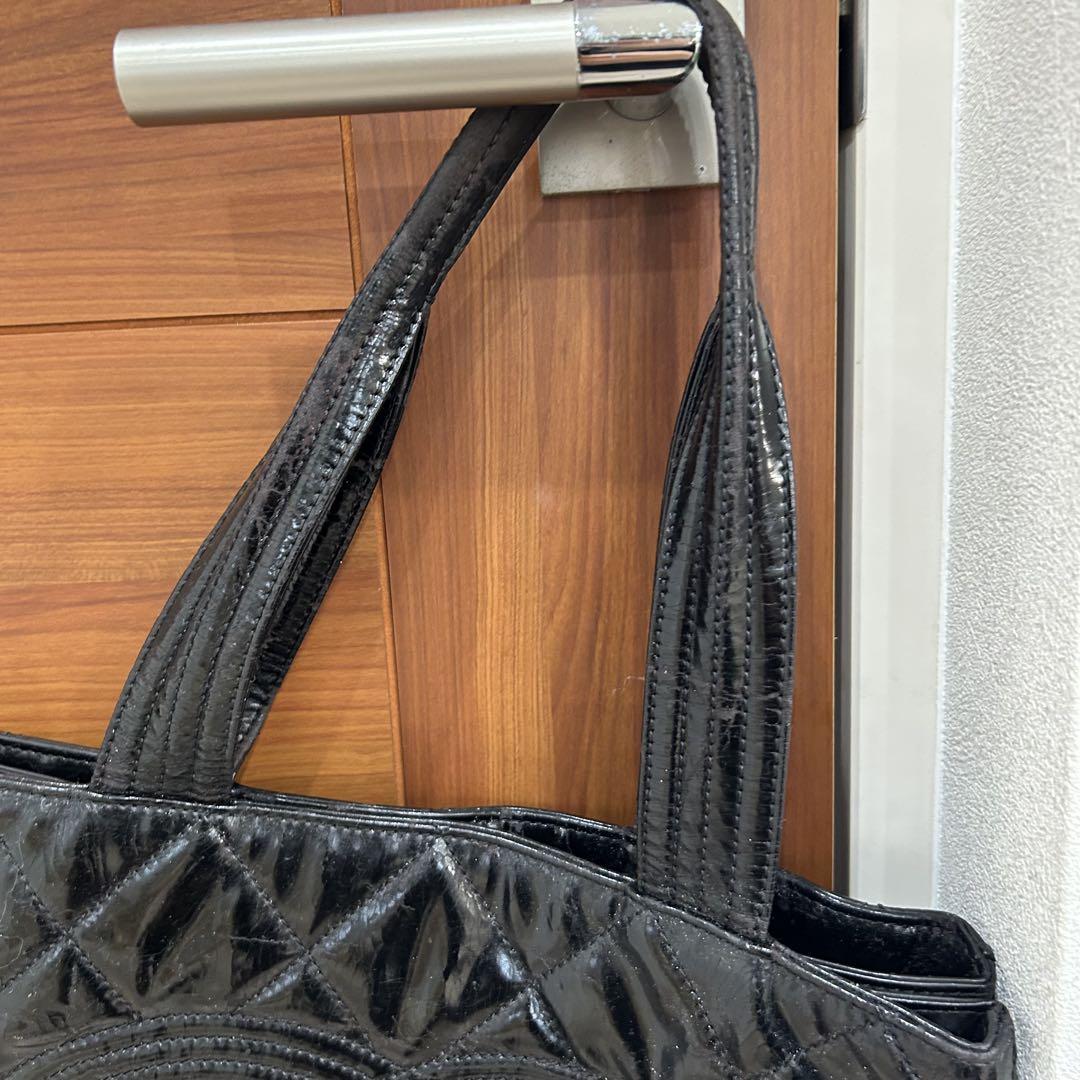 CHANEL シャネル キルティングバッグ ココマーク デカロゴ
