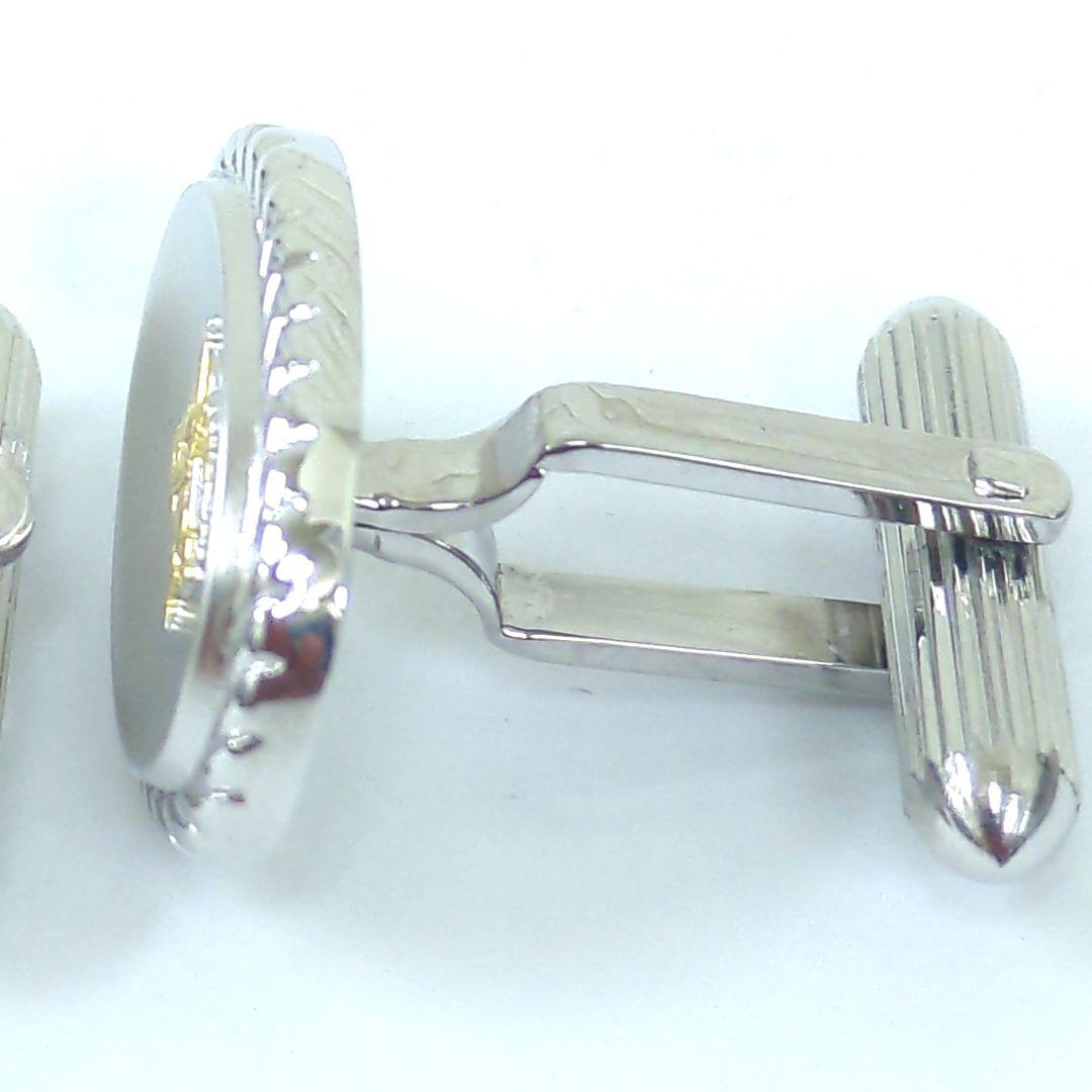 バーバリー 騎士 カフリンクス シルバー ゴールドカラー メンズ バーバリー 騎士 カフリンクス シルバー ゴールドカラー メンズ