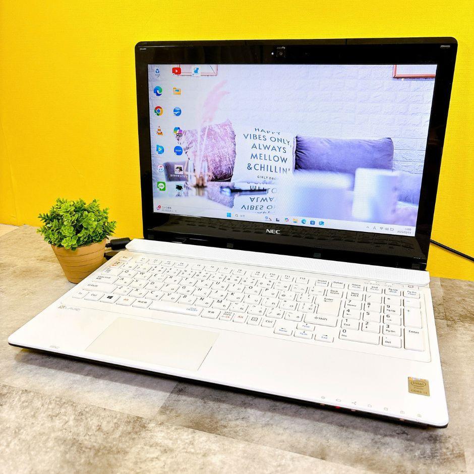 新品SSD512GBでサクサク快適✨人気の白❣Win11 ブルーレイ カメラ付き