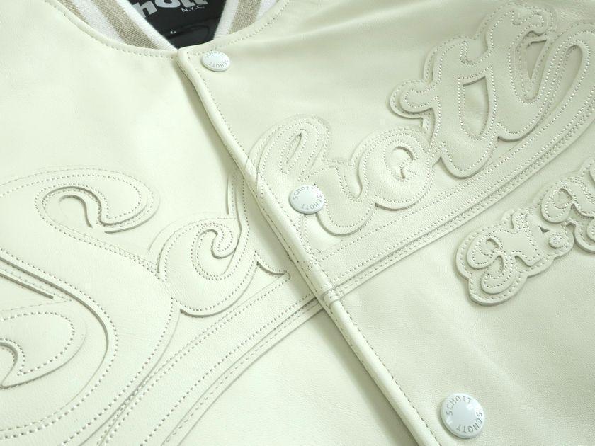 Schott ショット フルレザー スタジアムジャケット スタジャン 定7.9万