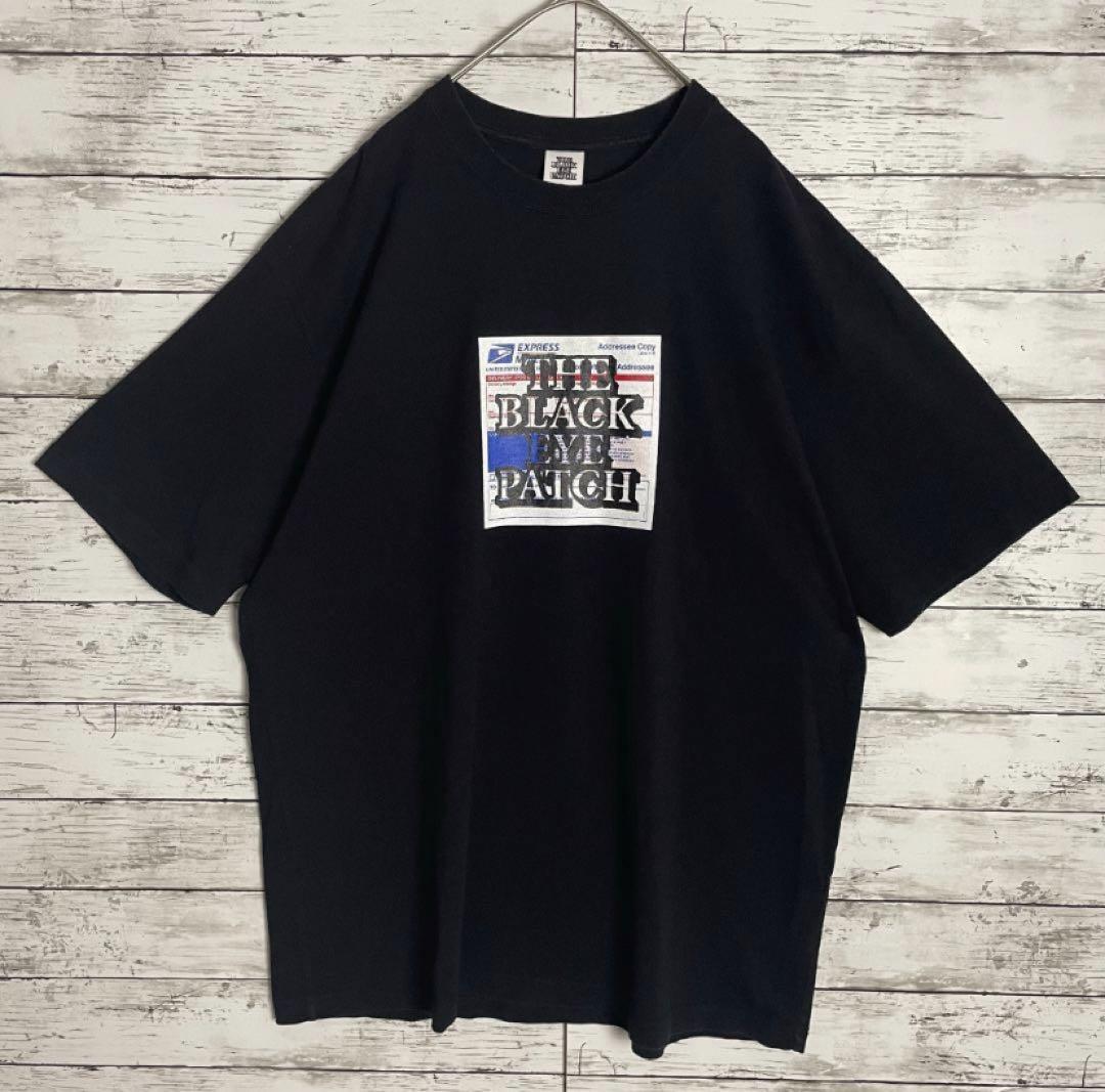 【即完売注意】ブラックアイパッチ tシャツ ビッグロゴ 希少 XLサイズ 人気