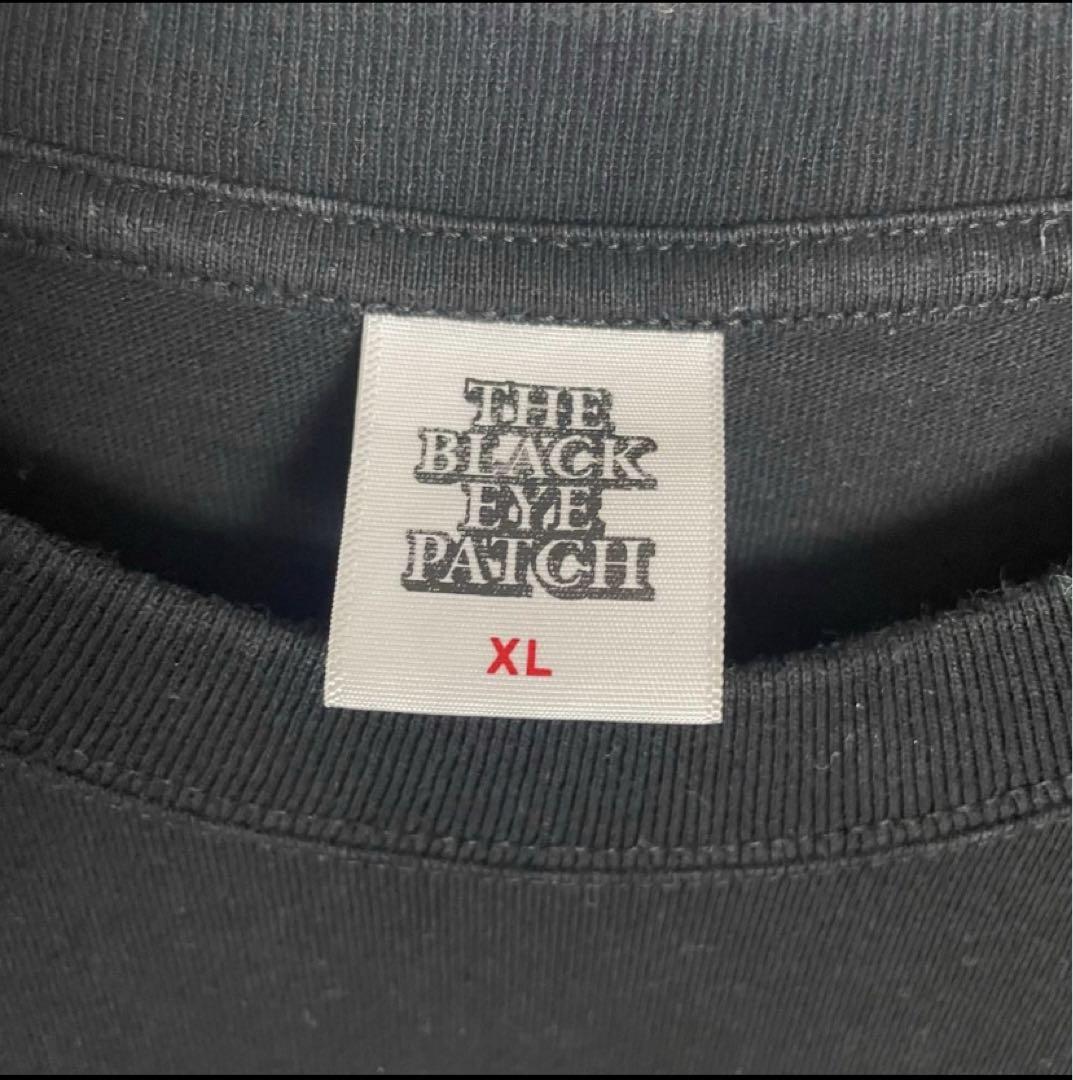 【即完売注意】ブラックアイパッチ tシャツ ビッグロゴ 希少 XLサイズ 人気