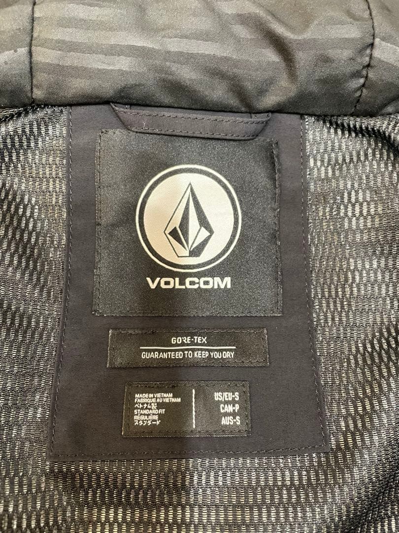 VOLCOM GORE-TEX スノーボードウェア ブラック VOLCOM GORE-TEX スノーボードウェア ブラック