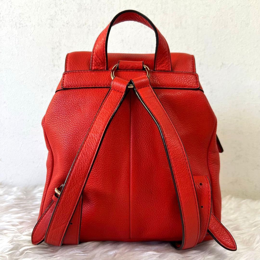 コーチ COACH レディース シボ革 ミニリュック バッグパック オレンジ コーチ COACH レディース シボ革 ミニリュック バッグパック オレンジ