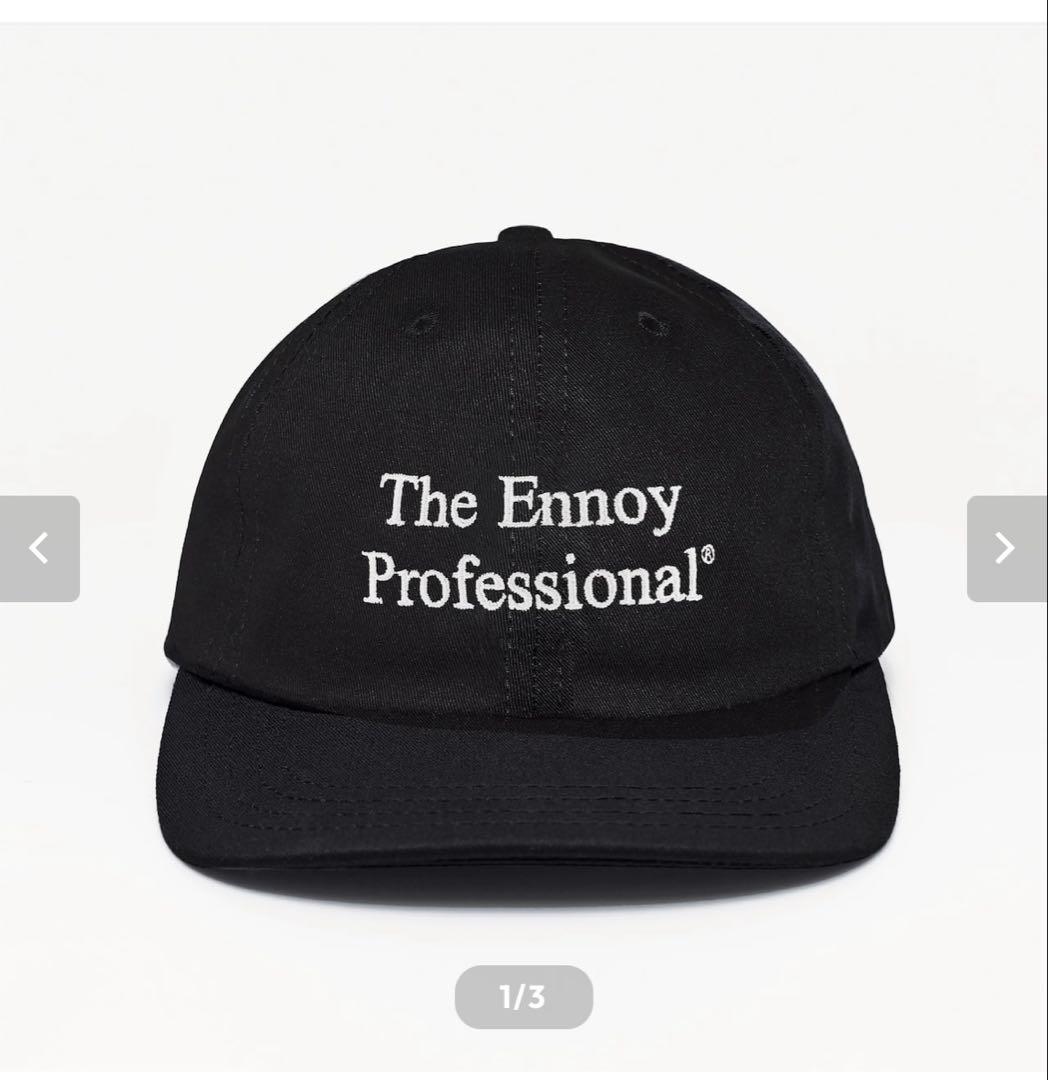 帽子 ennoy COTTON CAP BLACK 新品 ENNOY PROFESSIONAL COTTON CAP BLACK