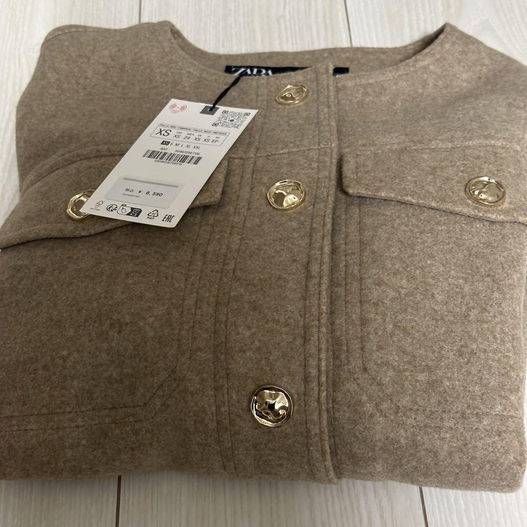 ZARA - ZARA ソフトショートジャケットの通販 by ケロちゃん