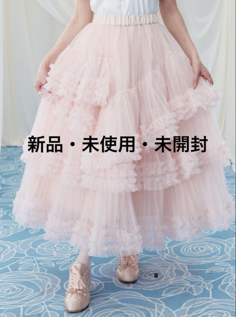 ”Ballerina” blooming tulle skirt (pink)