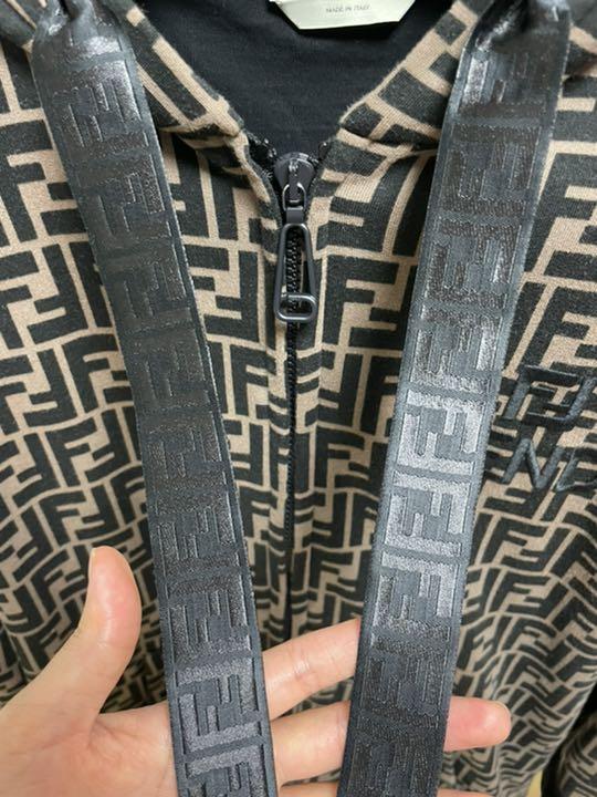 品質保証 美品 フェンディ ズッカ パーカー xxs h3s4w-m27943316629 定番人気安い