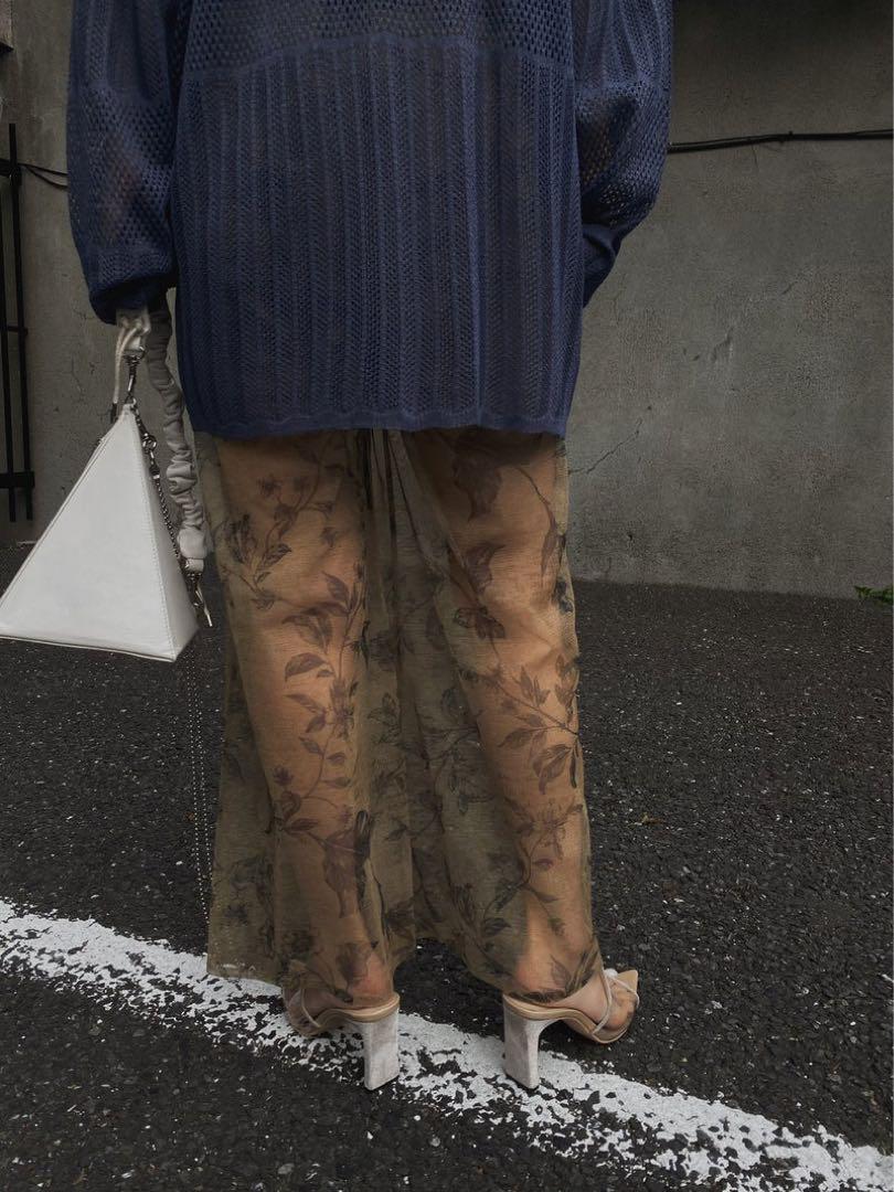 Ameriアメリ☆ BENNETT SHEER PANTS☆ベージュM