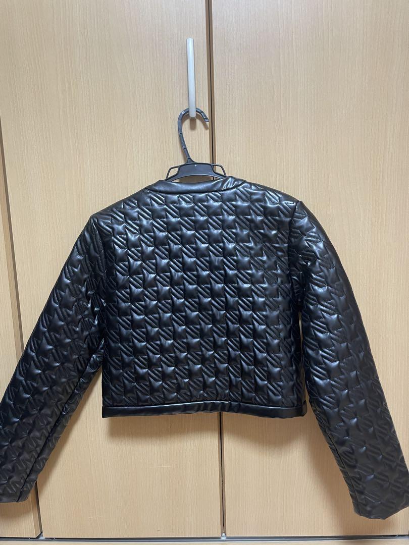 美品 ダーリッチ 春服 ジャケット ライダース レザー