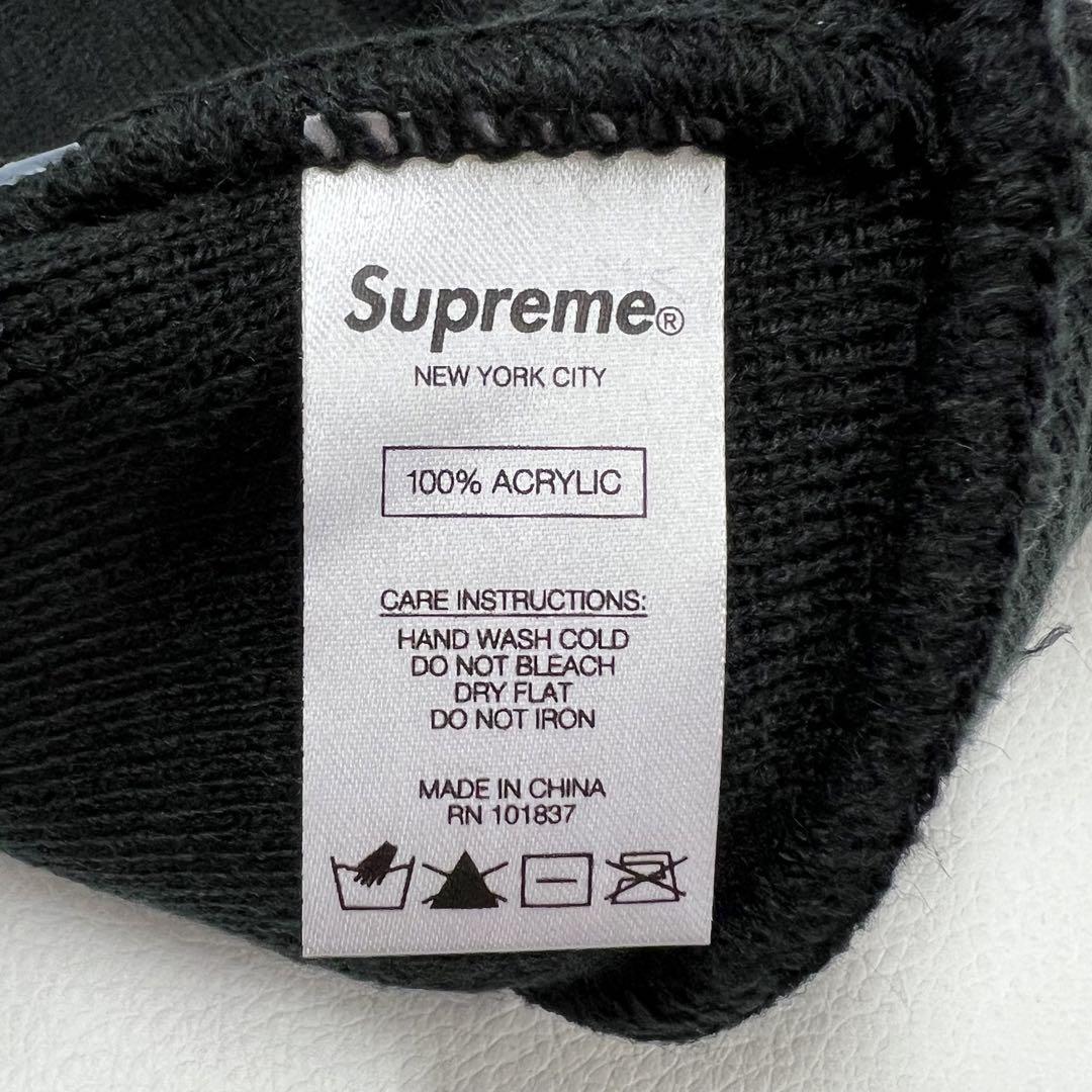 稀少 Supreme シュプリーム スタッズ ビーニー キャップ 黒
