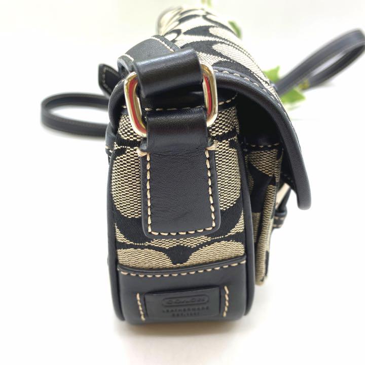 最新品安い COACH ショルダーバッグ キャンバス ブラック tNy2a-m27946661066 コーチ シグネチャー 通販正規店