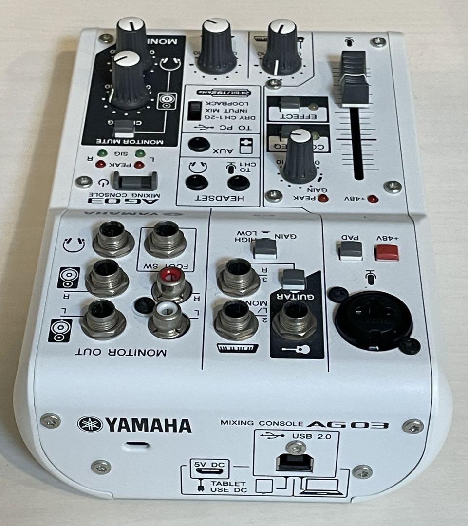 【本体のみ】AG03 ミキシングコンソール / YAMAHA
