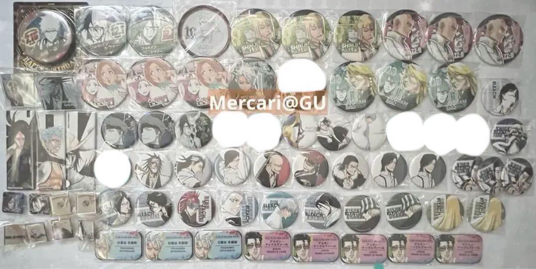 BLEACH 原作絵 バッジ類まとめ売り