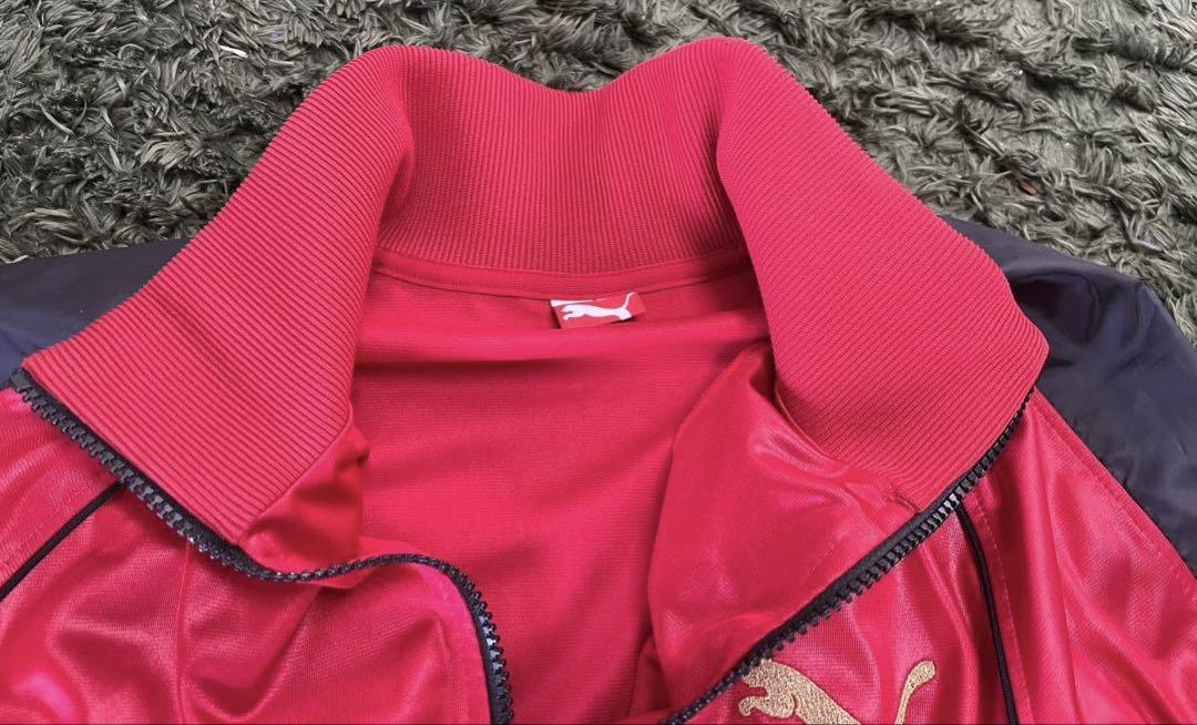 プーマ　PUMA ジャージ 　赤　上下　セットアップ　L サイズ