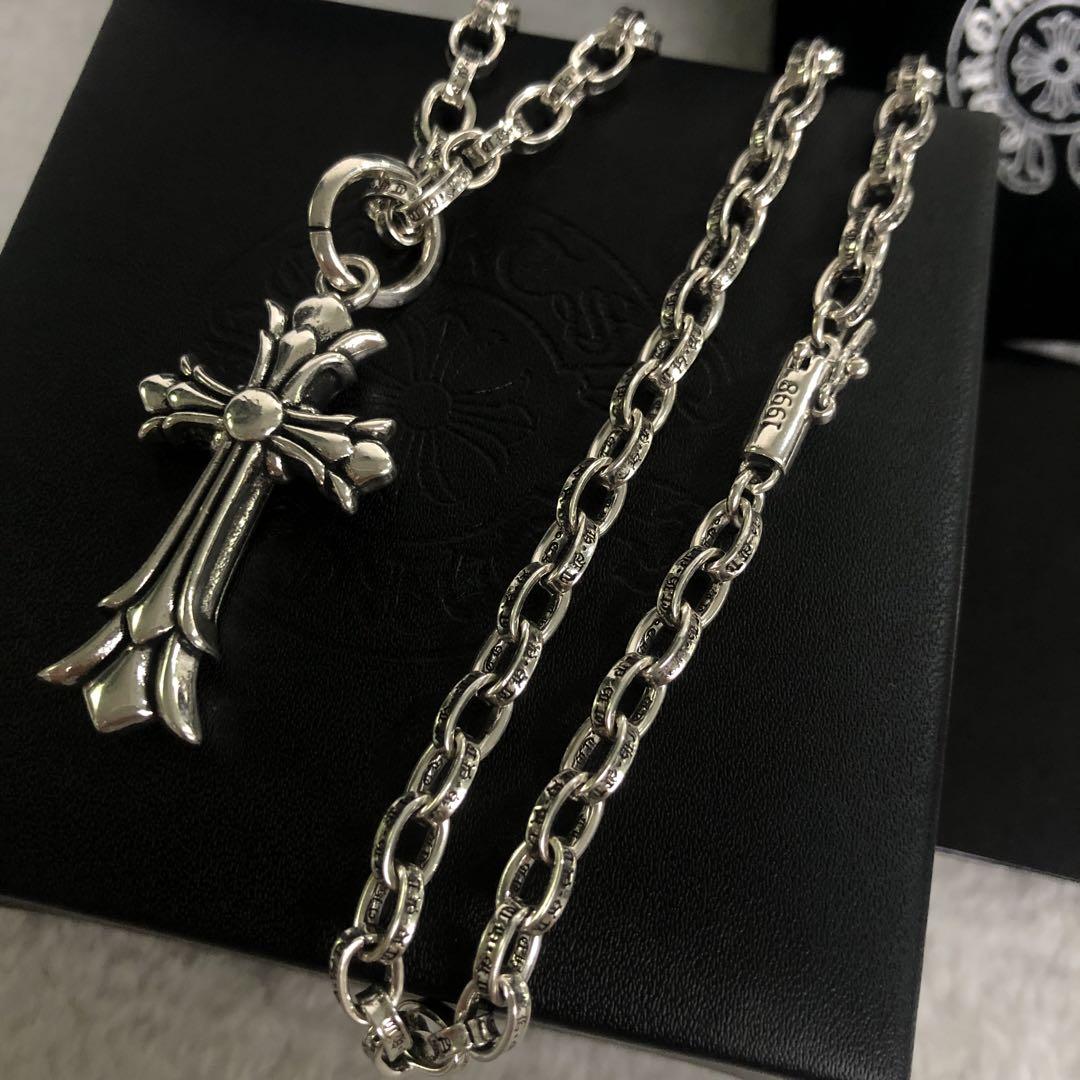 Chrome Heartsロールチェーン  シルバー ネックレス