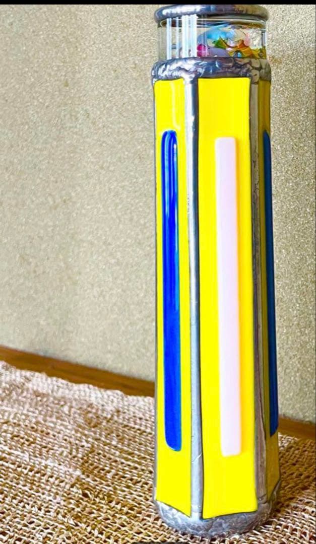 万華鏡】ステンドグラス/オイル 池田憲昭作 希少品 別誂袋付き
