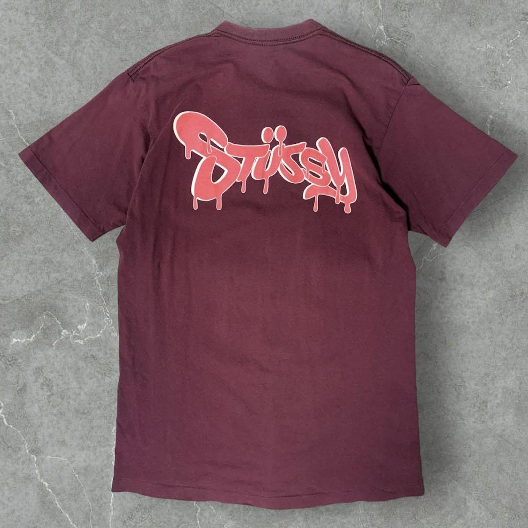 【レアカラー】Stussy オールドステューシー スプレーロゴプリントTシャツ