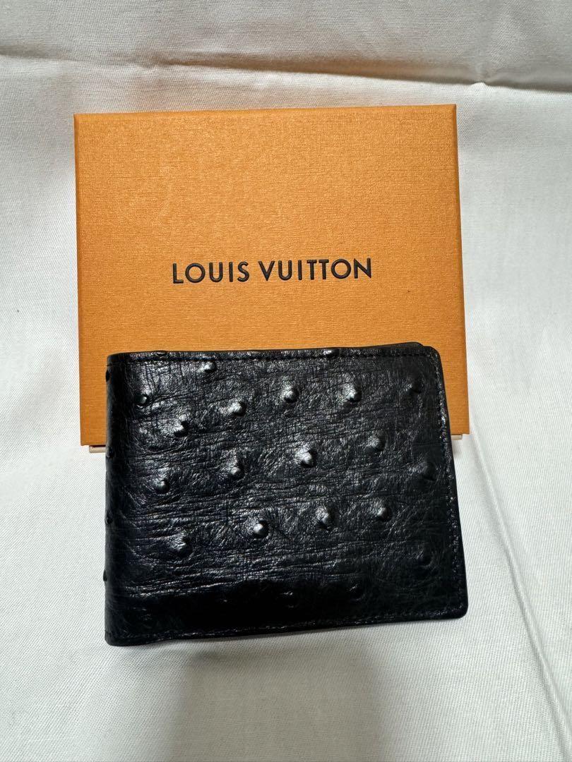 LOUIS VUITTON ブラック 二つ折り財布　ポルトフォイコミュルティプル小物