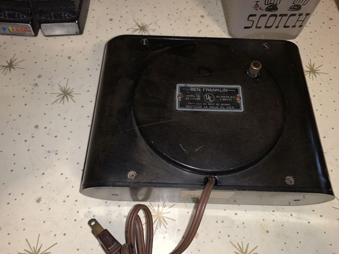 ビンテージ　動作品　1930年代　WESTCLOX Ben Franklin