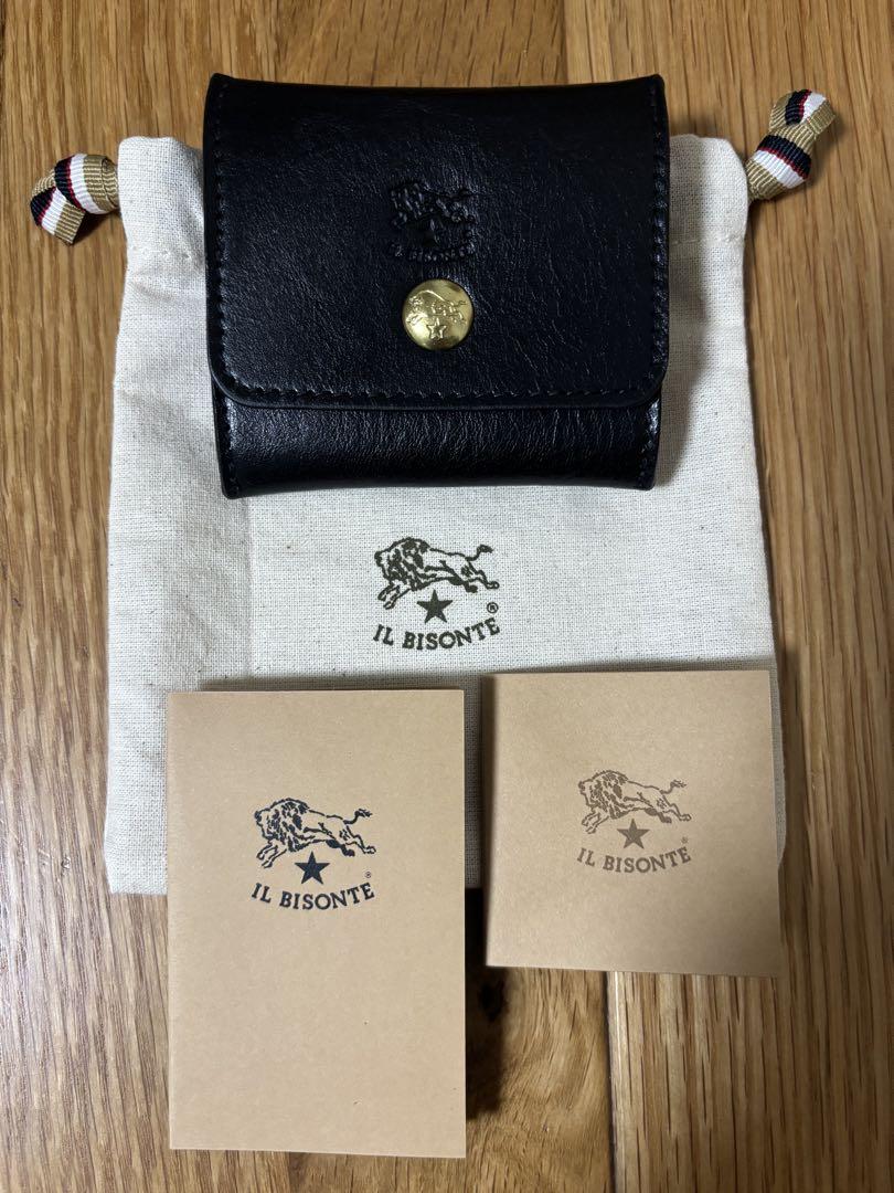 新品＊IL BISONTE イルビゾンテ コインケース 小銭入れ 黒